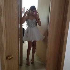 White Homecoming Dress